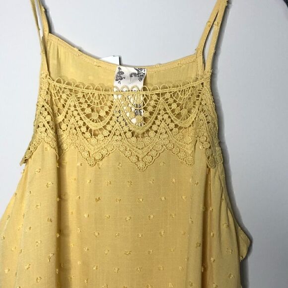 Blu Pepper Swiss Dot Tank Top Small - Picture 6 of 11